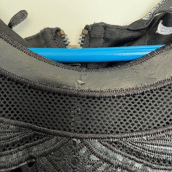 Buffalo by David Bitton Black Sleeveless Mesh Dress Size large - Picture 5 of 7